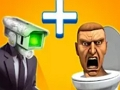 Игра Майстор на сливането: Skibidi Bop  онлайн