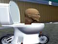 Игра Skibidi Тоалетна Мото Велосипедни състезания  онлайн
