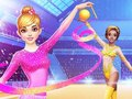 Игра Игра за обличане на момичета по гимнастика  онлайн