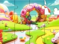 Игра Пъзел: Свят на бонбони  онлайн