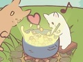 Игра Сладък котешки град  онлайн