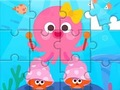 Игра Пъзел: Сладък октопод  онлайн
