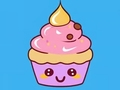 Игра Книжка за оцветяване: Cupcake  онлайн