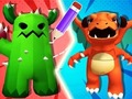 Игра Битката на чудовището: Рисуване  онлайн