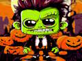 Игра Хелоуински пъзел Franky & Vampire  онлайн