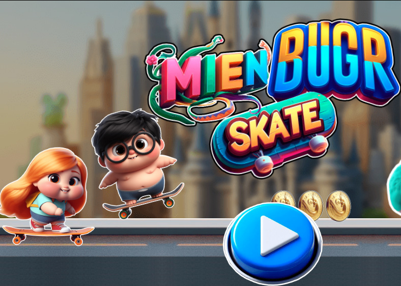 Игра Mien Bugr Скейт  онлайн