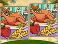 Игра Денят на благодарността Открийте разликите  онлайн