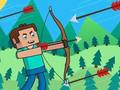 Игра Noob Archer Monster Attack онлайн