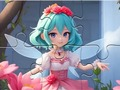 Игра Пъзел: Фея на цветята  онлайн