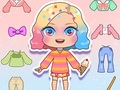 Игра Салон за гримиране на кукли Chibi  онлайн