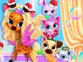Игра Парти с балончета за подстригване на домашни любимци  онлайн