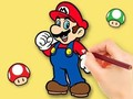 Игра Книжка за оцветяване: Джудже държи цвете  онлайн