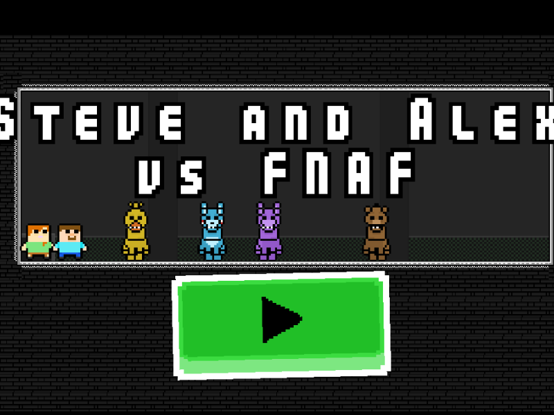 Игра Стив и Алекс срещу Fnaf  онлайн