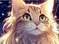 Игра Пъзел: Котешка звезда  онлайн