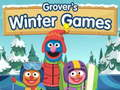 Игра Улица Сезам: Зимна игра на Гроувър  онлайн