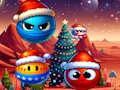 Игра Christmas Rush: Червени и приятелски топки  онлайн