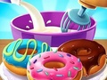 Игра Предизвикателство за готвене на истински понички  онлайн