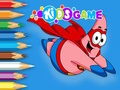 Игра Книжка за оцветяване: Super Patrick Star  онлайн