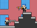 Игра Noobwars Червено и синьо  онлайн