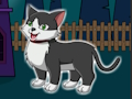 Игра Хелоуин Smiley Cat Escape  онлайн