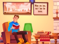 Игра Изследване на стаи със скрити предмети  онлайн