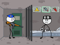 Игра История за бягство от затвора на Stickman  онлайн