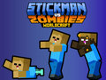 Игра Stickman срещу Zombies WorldCraft  онлайн