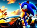 Игра Sonic Run за Lamborghini  онлайн