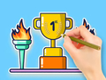 Игра Книжка за оцветяване: Олимпийски игри  онлайн