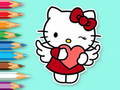 Игра Книжка за оцветяване: Love Kitty  онлайн