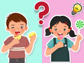 Игра Тест за деца: Какъв вкус имат?  онлайн