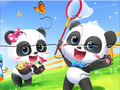 Игра Пъзел: Baby Panda Пролетен излет  онлайн
