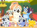 Игра Пъзел: Bluey Sweet Portrait  онлайн