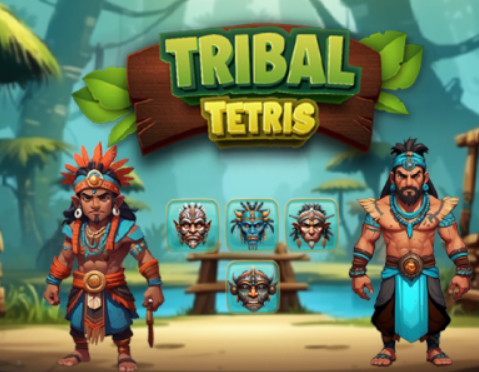 Игра Племенен тетрис  онлайн