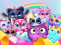 Игра Пъзел: Fluvsies Party  онлайн