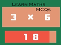 Игра Научете MCQs по математика  онлайн