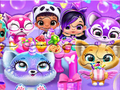 Игра Пъзел: Семейство Fluvsies  онлайн