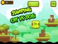 Игра Скачаща котка срещу куче  онлайн