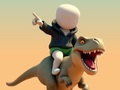 Игра Стикмен. Арена на динозаврите  онлайн