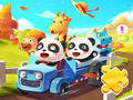 Игра Пъзел: Baby Panda Autumn  онлайн