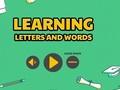Игра Изучаване на букви и думи  онлайн