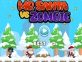 Игра Г-н Дядо Коледа срещу зомбита  онлайн