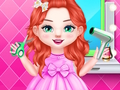 Игра Фризьорски салон Baby Bella Braid  онлайн