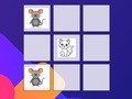 Игра Tic-tac-toe Мишка срещу котка  онлайн