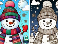 Игра Книжка за оцветяване Зима  онлайн
