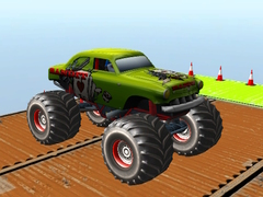 Игра Мега рампа Monster truck  онлайн
