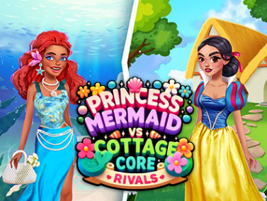 Игра Princess Cottage Core срещу Mermaid Core Rivals  онлайн