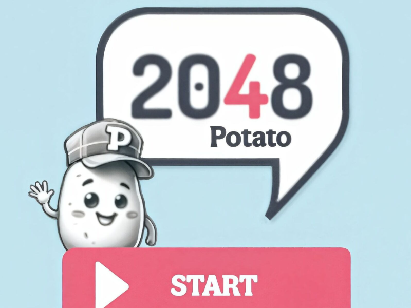 Игра 2048 Картофи  онлайн