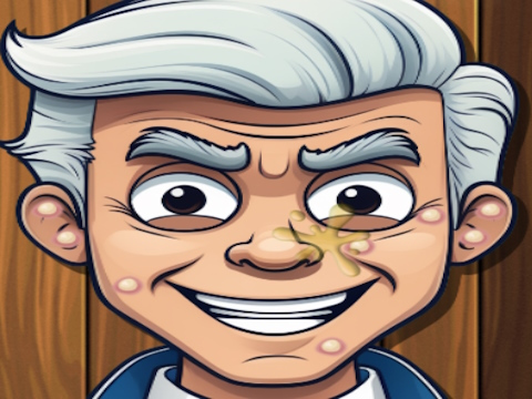 Игра Карикатура Pimple Pop  онлайн