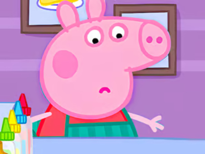 Игра Пъзел: Peppa Pig Fancy Pancake  онлайн